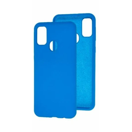 Чехол Galaxy M31s Silicone Plastic Mate Blue Green Blue (Голубой)