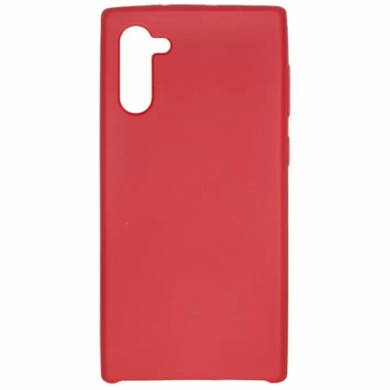 Чехол Galaxy Note 10 Silicone Cover Red Red (Красный)