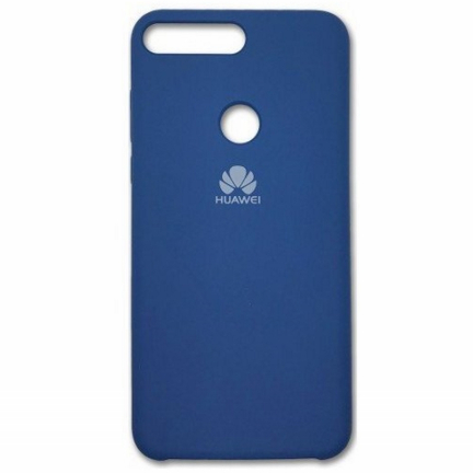 Чехол Huawei Y9 (2018) Silicone Cover Blue Blue (Синий)