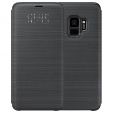 Чехол-книга S9 LED View Cover Black