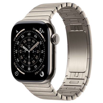 Apple Watch 11 42mm Natural Titanium Case / Natural Link Bracelet