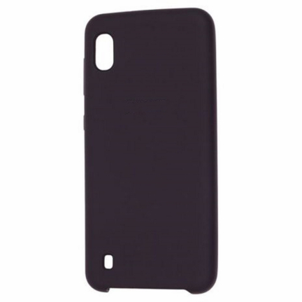 Чехол Galaxy A10 Silicone Cover Black Black (Черный)