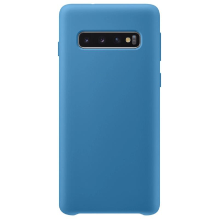 Чехол Galaxy S10 Silicone Cover Blue Blue (Синий)