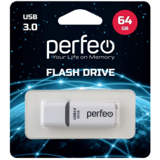 Накопитель USB Flash Drive Perfeo C12 64 GB White