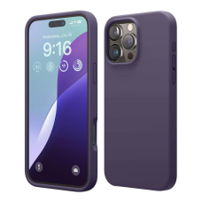 Чехол iPhone 16 Pro Elago Soft Silicone Liquid Deep Purple