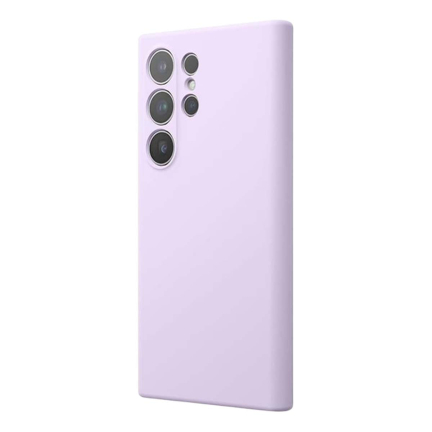 Чехол Samsung S24 Ultra Soft Silicone Liquid Lavender (Фиолетовый)