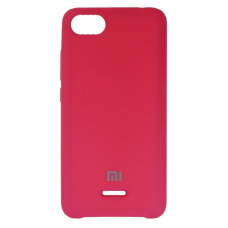 Чехол-накладка Xiaomi Redmi 6A Silicone Cover Red