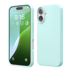 Чехол iPhone 16 Elago Soft Silicone Liquid Aqua Sky