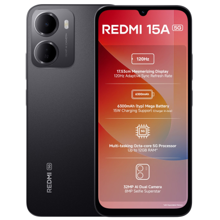 Xiaomi Redmi 15a 4/64GB Black (Global)